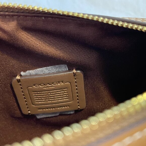 ✨NEW (NWT) Coach Mini Rowan Crossbody In Signature Canvas With Stripe - Picture 3 of 3